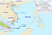 Bão số 1 đổ bộ vào đất liền vào chiều nay, giật cấp 12