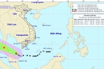 Bão số 1 đổ bộ vào đất liền vào chiều nay, giật cấp 12
