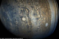 Cận cảnh “chuỗi bão ngọc trai” di chuyển trên sao Mộc