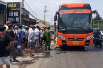 Hiện trường vụ tai nạn.