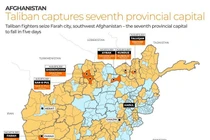Chiến sự Afghanistan: Taliban chiếm liên tiếp 9 thành phố thuộc tỉnh 