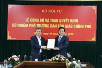 Bộ Nội vụ bổ nhiệm Phó Trưởng ban Ban Tôn giáo Chính phủ