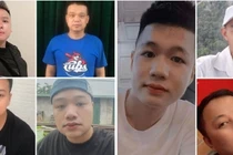 Chân dung 8/11 đối tượng tổ chức đánh bạc và đánh bạc vừa bị Công an Thái Bình khởi tố, bắt giam. 