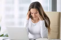 Bị nấm vì ngồi làm liên tục