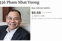 Tài sản của ông Phạm Nhật Vượng tăng 1 tỷ USD sau 6 tháng