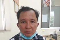 Nguyễn Ngọc Huân tại cơ quan công an.