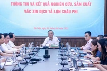 Sẽ chính thức công bố sản xuất thành công vắc xin phòng dịch tả heo châu Phi