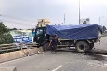 Hiện trường vụ tai nạn.