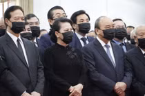 Lễ viếng nguyên Phó thủ tướng Trương Vĩnh Trọng