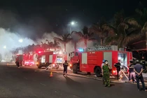 Cháy quán bar ngầm lớn nhất tỉnh Phú Yên