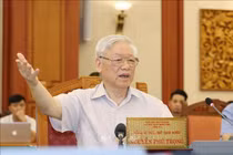 Bộ Chính trị làm việc với Thường vụ Quân ủy Trung ương