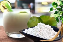 Chế “vũ khí” chống nóng từ bột sắn dây