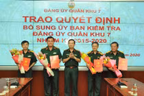 Công bố quyết định của Thường vụ Quân ủy Trung ương về công tác cán bộ