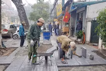 Sở Xây dựng Hà Nội nói về tiêu chuẩn đá lát vỉa hè trên địa bàn