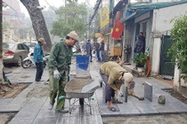 Sở Xây dựng Hà Nội nói về tiêu chuẩn đá lát vỉa hè trên địa bàn