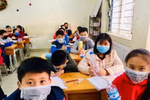 Thái Bình: Giáo viên, học sinh bắt buộc phải đeo khẩu trang