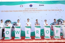 Cải thiện tình trạng dinh dưỡng cho trẻ em dưới 5 tuổi ở Nghệ An