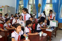 4 năm sữa học đường đồng hành với học sinh Bến Tre nay đã thu “Trái ngọt”