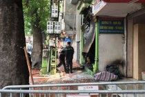 Cháy lớn cửa hàng trên đường La Thành, nhiều người nhảy xuống thoát thân