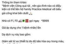 Xử lý nhiều phòng khám tư nhân thu phí hàng chục triệu đồng dịch vụ chăm sóc F0
