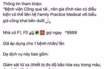 Xử lý nhiều phòng khám tư nhân thu phí hàng chục triệu đồng dịch vụ chăm sóc F0
