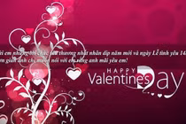 Lời chúc valentine ngọt ngào và lãng mạn trong ngày lễ tình nhân 2019