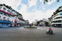 Đường phố Hà Nội trong thời gian giãn cách