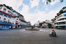 Đường phố Hà Nội trong thời gian giãn cách