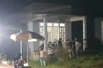 Hiện trường căn nhà nơi xảy ra vụ án mạng