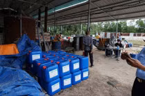 Sản xuất "chui" hàng ngàn lít nhớt thải nguy hại để làm chất đốt