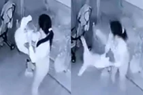 Nữ giúp việc cắm đầu bé 14 tháng xuống đất, cầm chân quay như chong chóng