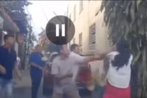 Xôn xao clip 1 phụ nữ ở Bình Dương bị vây đánh hội đồng