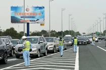 Cao tốc Pháp Vân - Cầu Giẽ ùn tắc trưa mùng 2 Tết