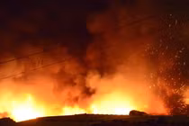 Bình Phước: Chợ Bình Long bất ngờ bốc cháy