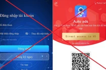 Cảnh báo hoạt động lừa đảo thông qua hoạt động quảng cáo, lôi kéo người dân tham gia đầu tư tại ứng dụng Auto Ads.