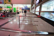 Bến xe Mỹ Đình ngày cuối năm vắng khách đến lạ lùng