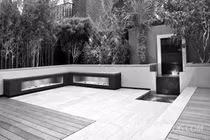 Trồng rau bằng đá, nuôi cá che mát sân thượng