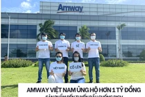 Amway Việt Nam ủng hộ các sản phẩm chăm sóc sức khỏe cho tuyến đầu chống dịch