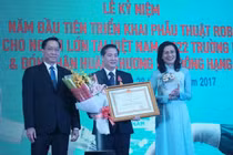 Hơn 60 bệnh nhân được miễn giảm phí phẫu thuật robot