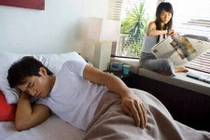 Mệt mỏi vì chồng ăn bám