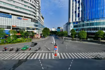 Giao thông Hà Nội sáng ngày thứ 50 giãn cách xã hội