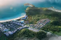 Sun Tropical Village là mảnh ghép mới của quần thể Bãi Kem, Nam Phú Quốc. (Ảnh phối cảnh)