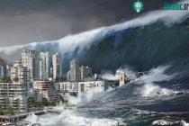 Mất 2 tiếng để sóng thần đổ vào bờ biển