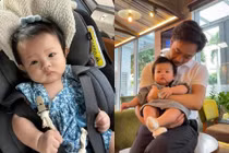 Con gái Cường Đô La 1 tuổi đã có "siêu xe"