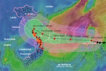 Bão số 13 có hướng di chuyển khó lường, hơn 250.000 quân ứng trực