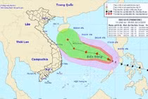 Bão số 8 đi chuyển chậm theo hướng Tây Tây Bắc