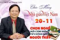 PGS.TSKH. Vũ Hoàng Linh: Chọn nghề bởi cảm hứng từ chính những người thầy