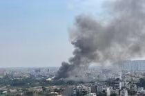 Hiện trường vụ hỏa hoạn.