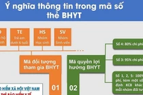 [Infographic] Ý nghĩa thông tin trong mã số thẻ BHYT