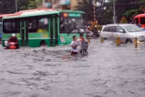 Chip cảnh báo ngập do mưa lũ, triều cường